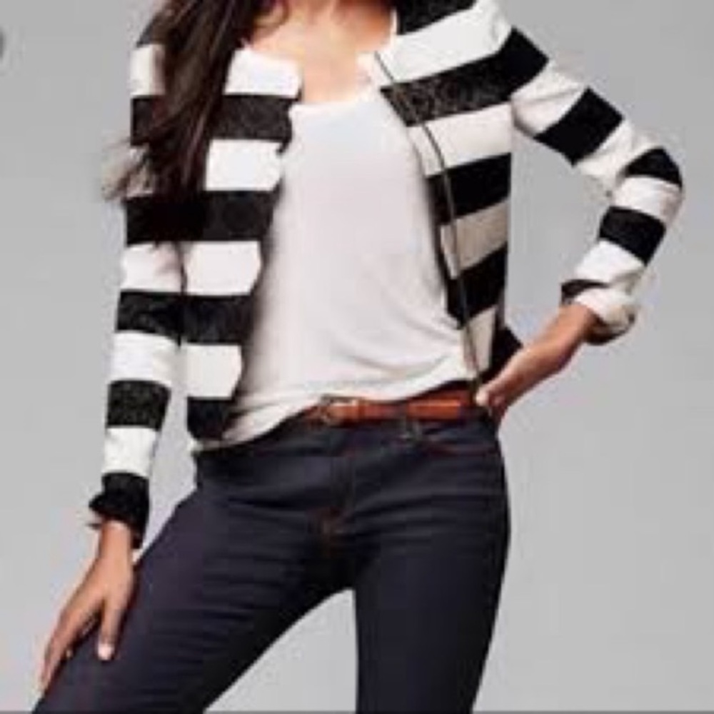 Banana Republic striped blazer